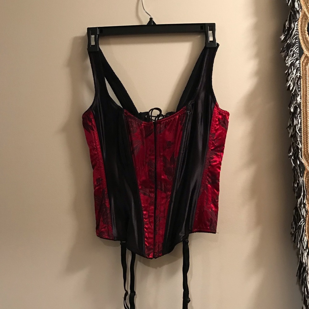 Beautiful satin corset.